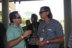 Carlos Murillo and CBW discussing coffee